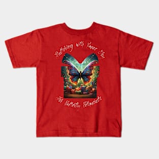 Fluttering with Xmas Joy Kids T-Shirt